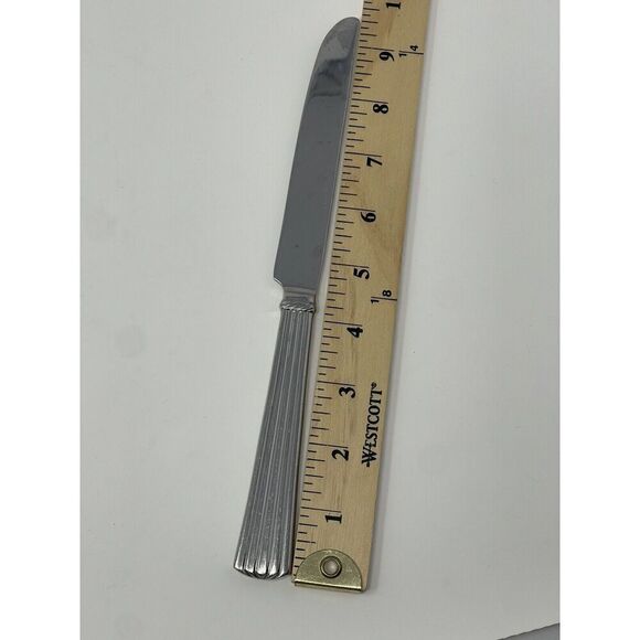 Reed & Barton TRINITY HALL Stainless Glossy Place Dinner Knives 9 5/8” Set Of 3 - Picture 2 of 5